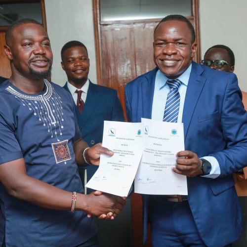 KMPDU, JOOTRH Ink Pact. KMPDU, JOOTRH Ink Pact.